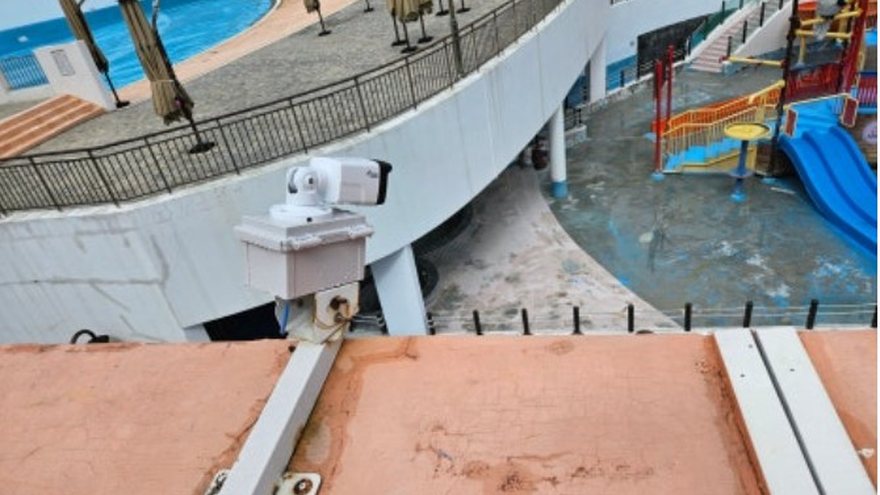 아산 워터파크 CCTV 교체 전
